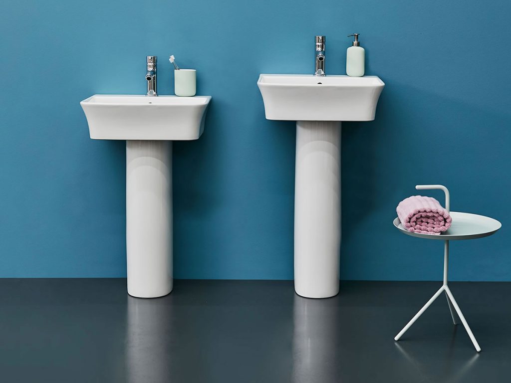 Britton Tall & Fine basins and pedestals