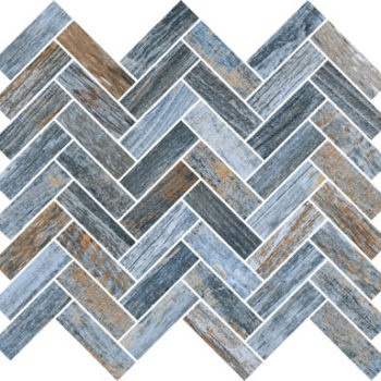 Inwood Blue Spina Mosaic 320x285mm