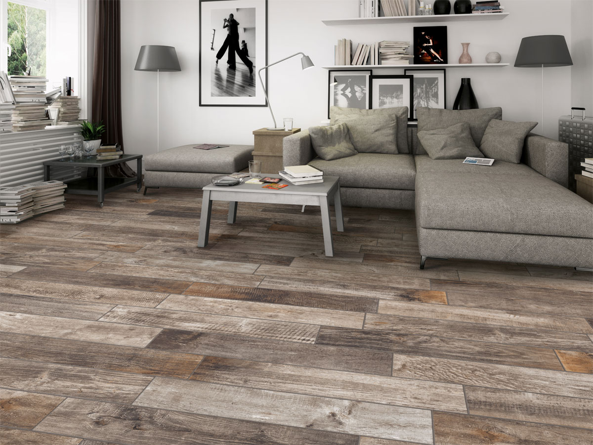 realistic wood effect flooring in front room