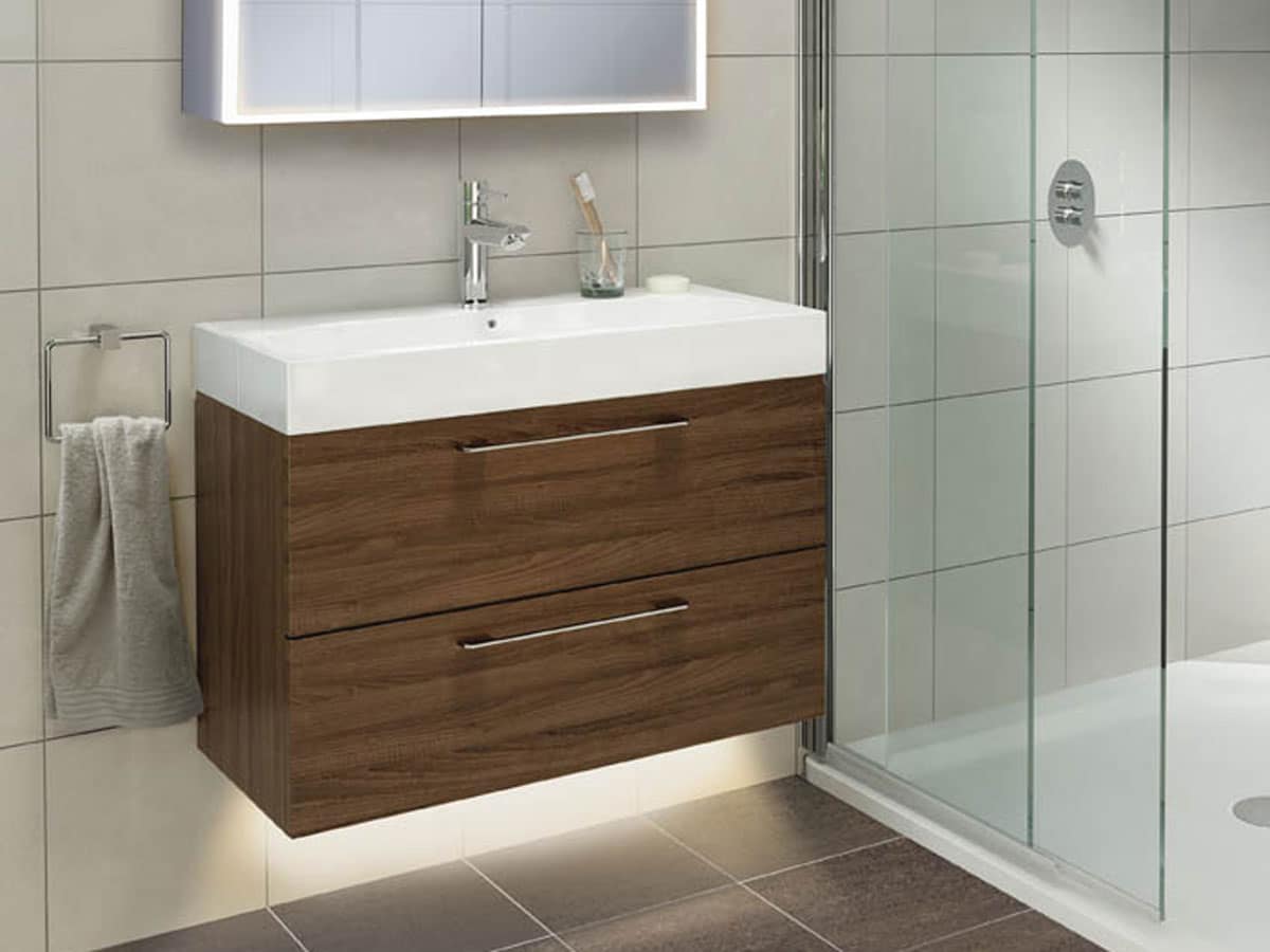 wall hung basin & unit from Novum by HIB